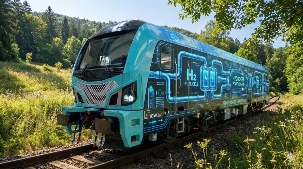 Hidrojen yakıtlı tren için imzalar atıldı