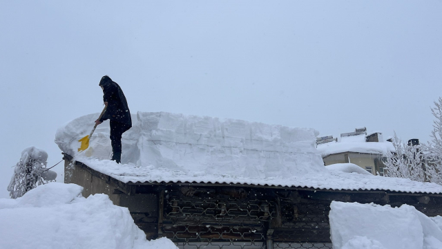 The district is experiencing an ice age! Here is the coldest point in Turkey