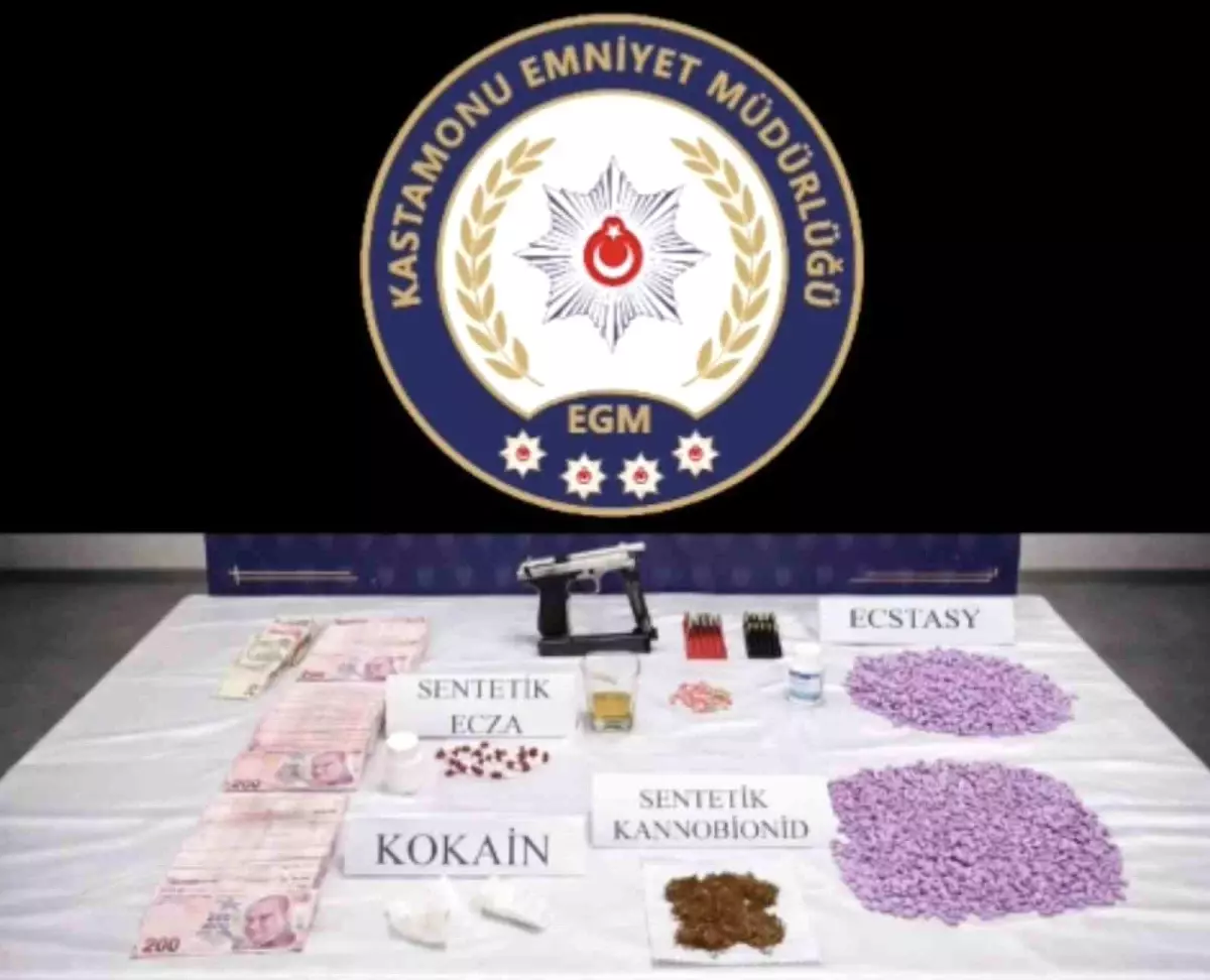 Kastamonu'daki uyuşturucu operasyonunda 1 şüpheli tutuklandı