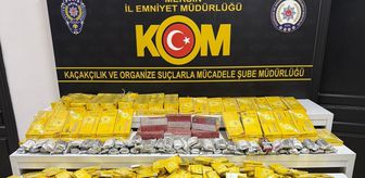 Mersin'de tırda gümrük kaçağı sigara ve puro ele geçirildi