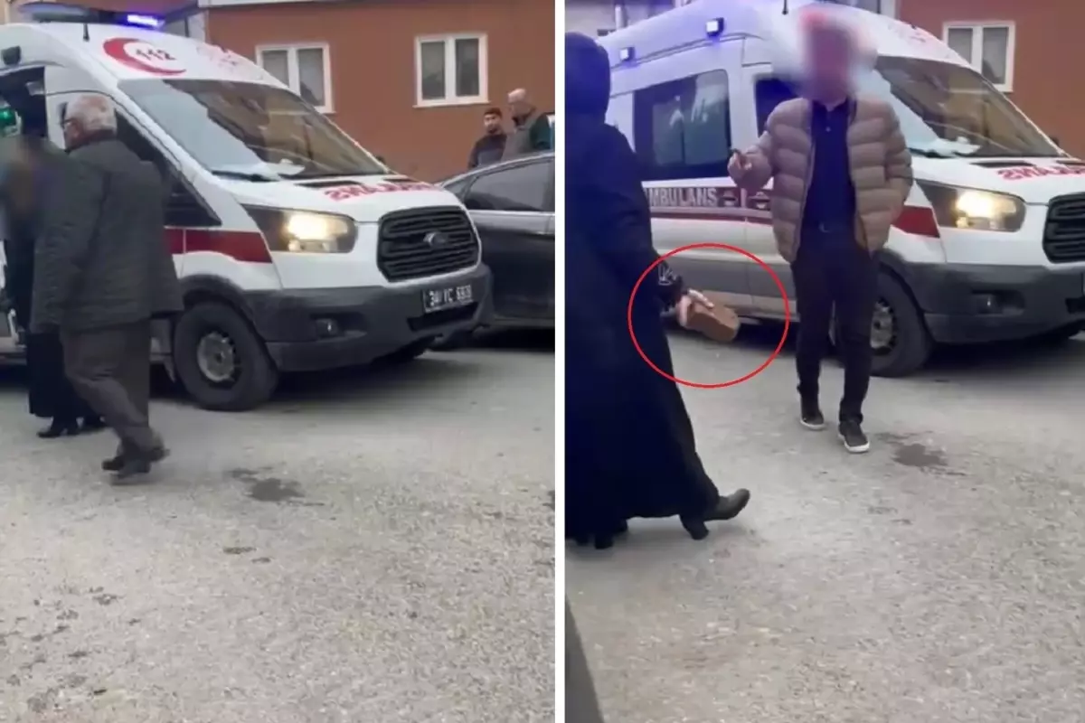 Müdahale sırasında gerilim çıktı: Hasta ambulans yerine taksiyle götürüldü