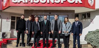 Samsun Yeşilay şubesi Samsunspora ziyaret gerçekleştirdi