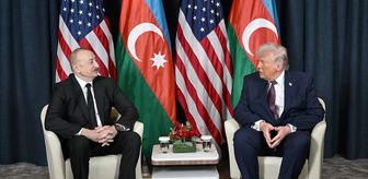 Trump ve Aliyev, Davos'ta görüştü