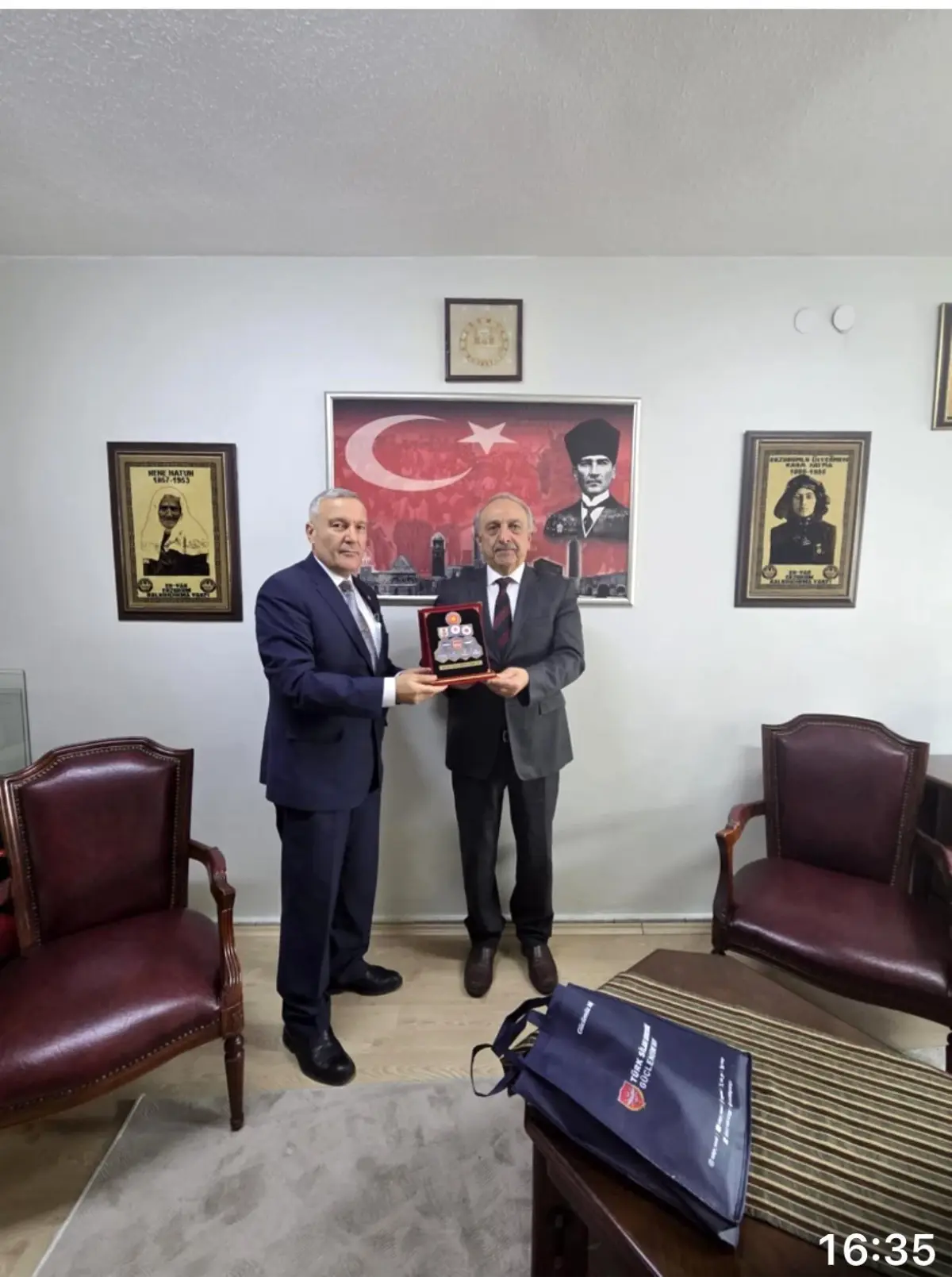 Türk Silahlı Kuvvetlerini Güçlendirme Vakfı Erzurum Bölge Temsilciliğinden ER-VAK'a ziyaret