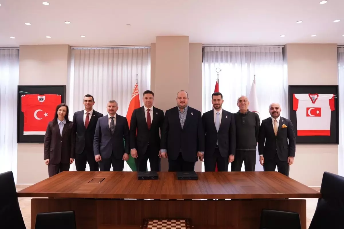 Türkiye ve Belarus buz hokeyinde stratejik iş birliği anlaşması imzalandı