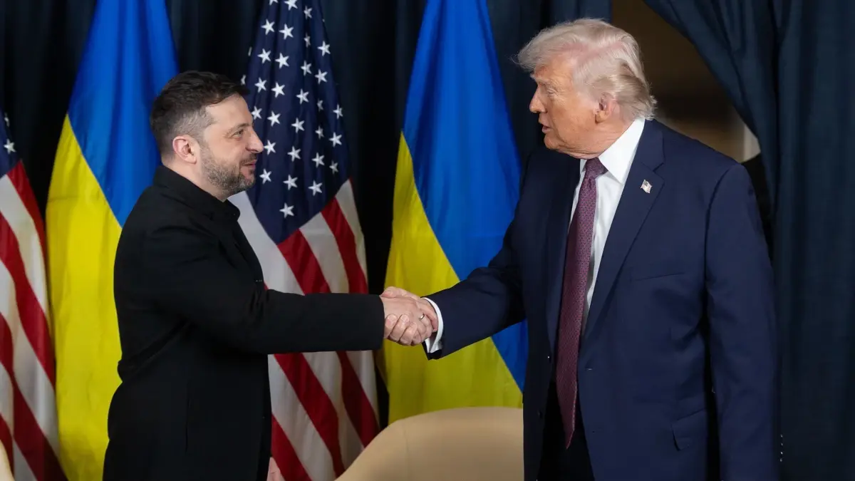 Zelenskiy ile Trump, Davos'ta görüştü