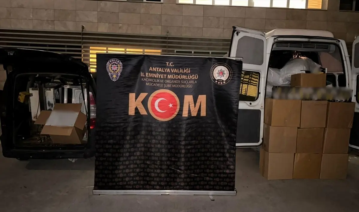 Antalya'da son bir haftada kaçakçılık operasyonlarında 43 şüpheli yakalandı