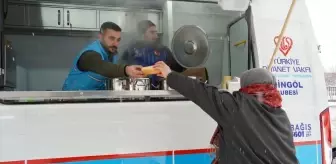 Bingöl'de hasta ve hasta yakınlarına sıcak çorba ikramı