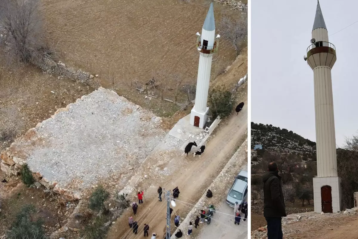 Cemaat, imam, minare var fakat cami yok