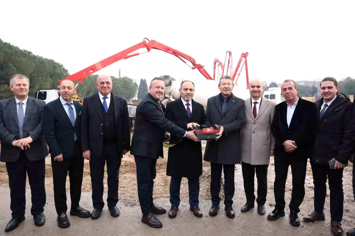 Denizli OSB Teknopark inşaat alanında inceleme yapıldı