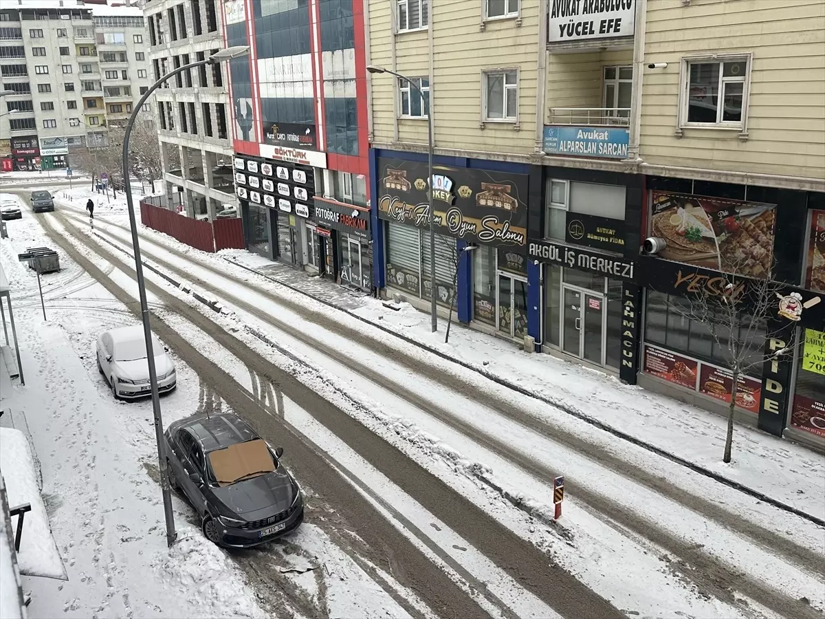 Erzurum, Kars, Ardahan ile Iğdır'da kar yağışı ve soğuk hava etkili oluyor