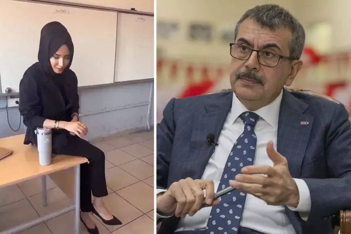 Fenomen öğretmenler furyasına biri daha eklendi; İzleyenler Bakan Tekin'i etiketliyor