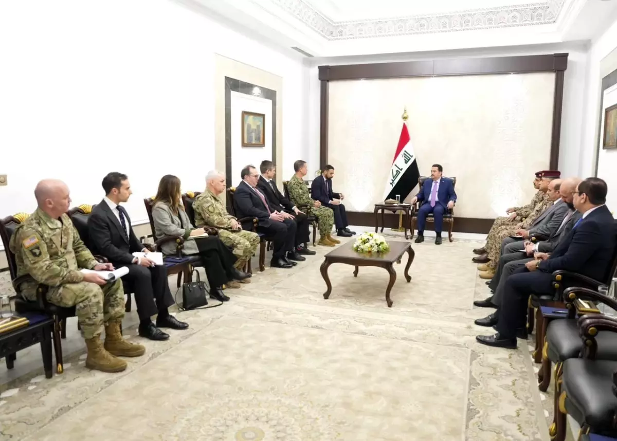 Irak Başbakanı Sudani, CENTCOM heyetiyle Suriye'deki terör örgütü DEAŞ unsurlarının naklini görüştü