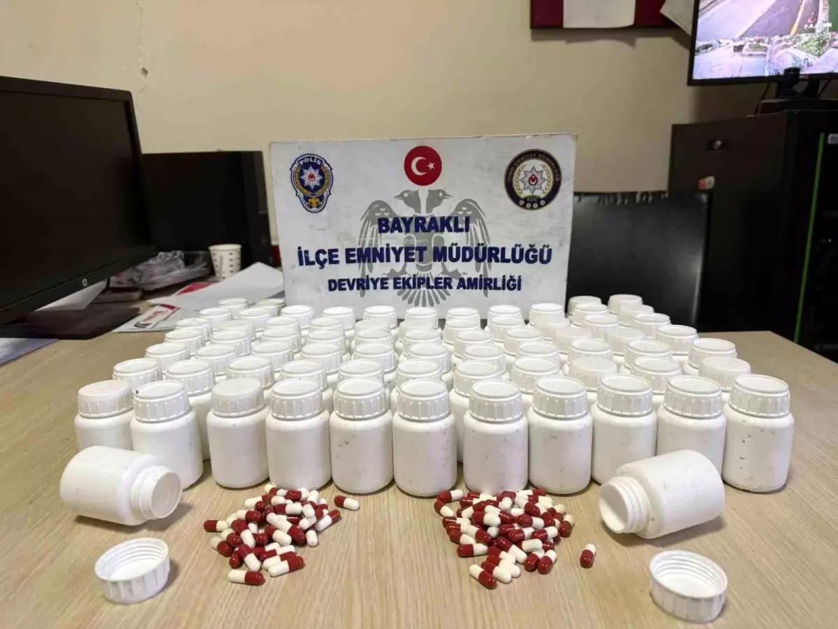 İzmir'de mezarlıkta poşet içerisinden binlerce uyuşturucu hap çıktı