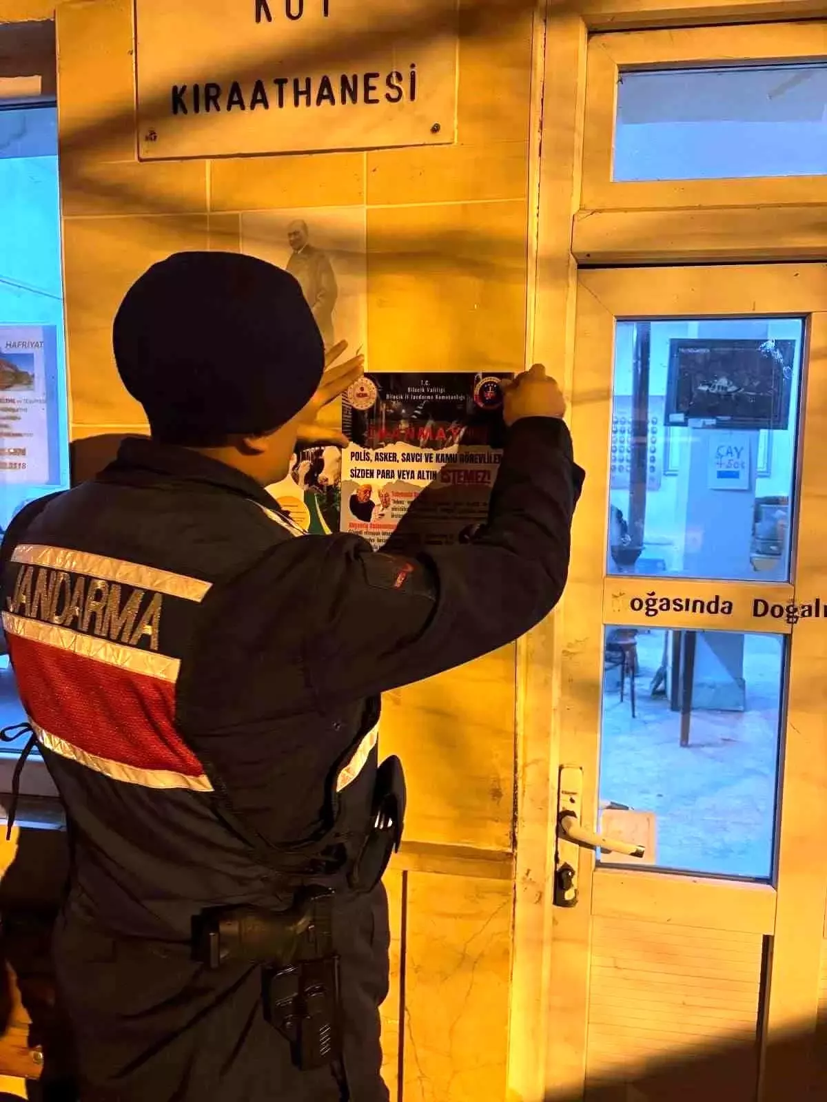 Jandarmadan dolandırıcılık olaylarına karşı bilgilendirme