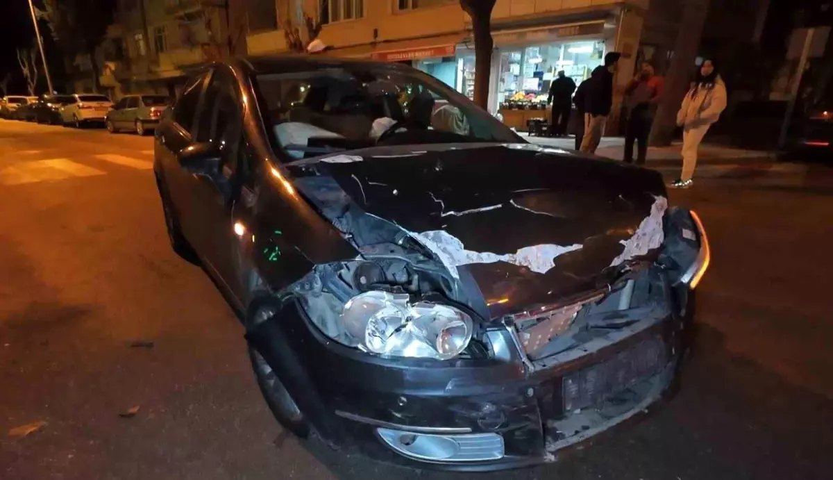 Karaman'da iki otomobil çarpıştı: 1 yaralı