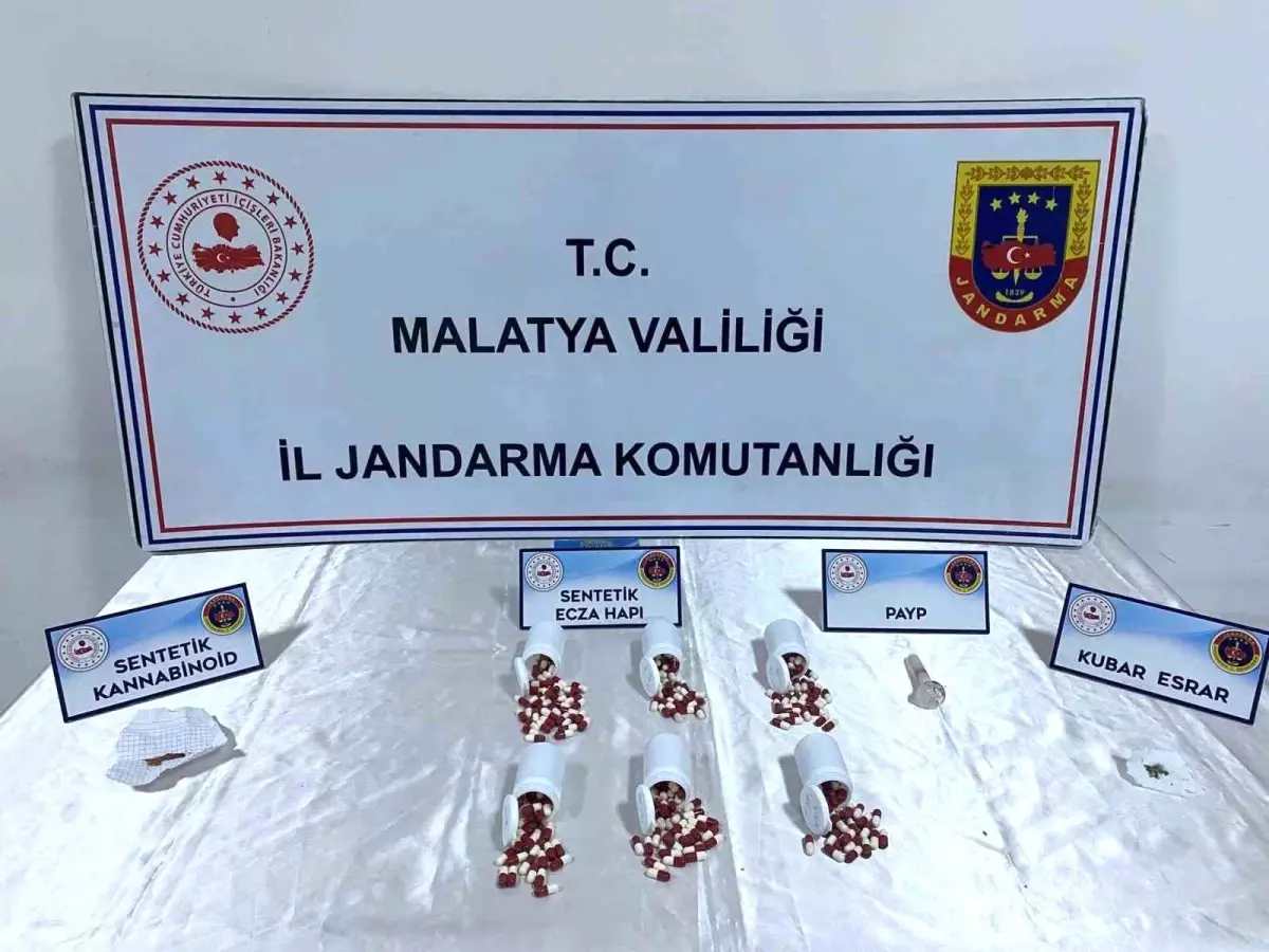 Malatya'da uyuşturucu operasyonu: 2 gözaltı