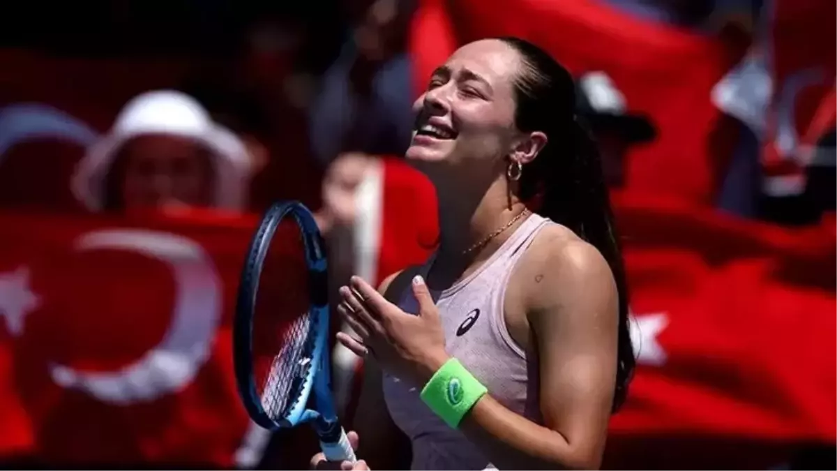 Milli Tenisçi Zeynep Sönmez, Avustralya Açık'a 3'üncü turda veda etti