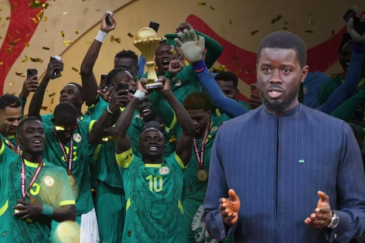 Ne madalya ne prim! Şampiyon olan Senegalli topçulara asıl sürprizi cumhurbaşkanı yaptı