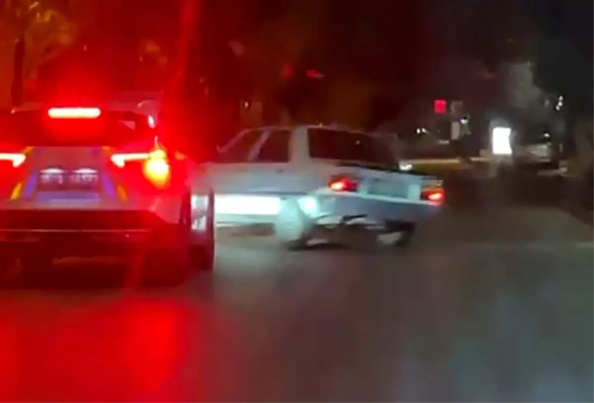 Polisten kaçarken kaza yaptı