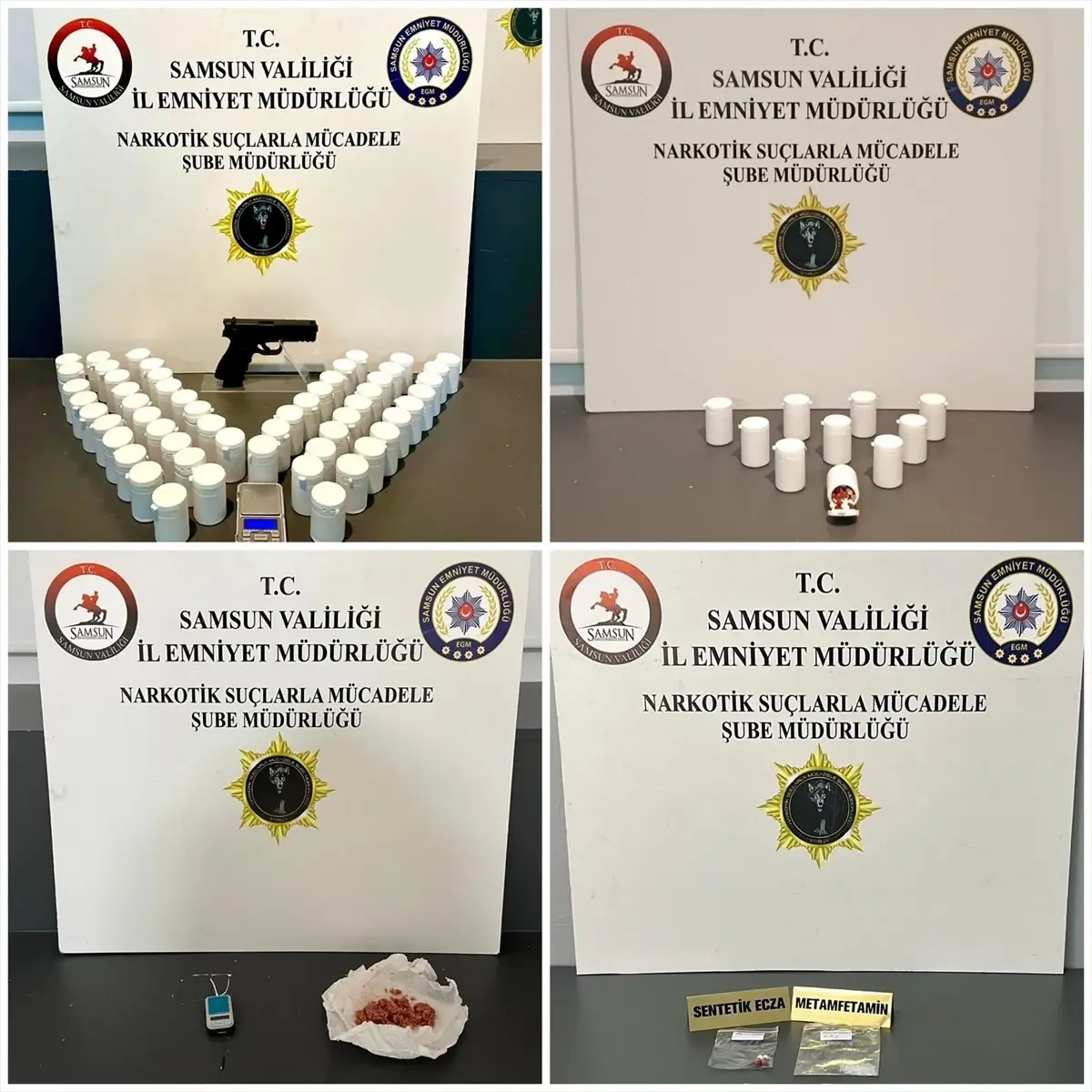 Samsun'da uyuşturucu operasyonlarında 14 zanlı yakalandı