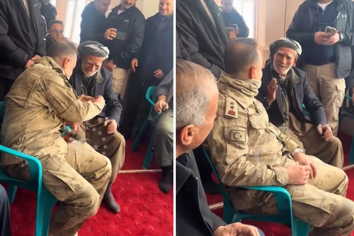 Şırnak'ta camide çekilen görüntüler yürekleri ısıttı