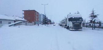 Tokat'ın ilçelerinde kar yağışı etkili oluyor