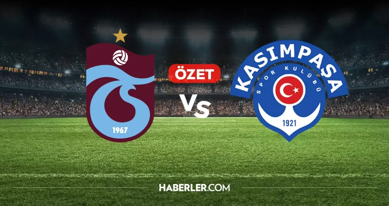 Trabzonspor Kasımpaşa maç özeti ve golleri! (ÖZET) Trabzonspor Kasımpaşa kaç kaç bitti, golleri kim attı?