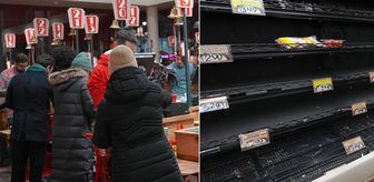 ABD'de 'felç edici buz fırtınası' alarmı! Marketler talan edildi, Haberler.com Washington Temsilcisi o anları aktardı