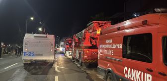 Adana'da ahşap parke ve panel fabrikasında çıkan yangın kontrol altına alındı
