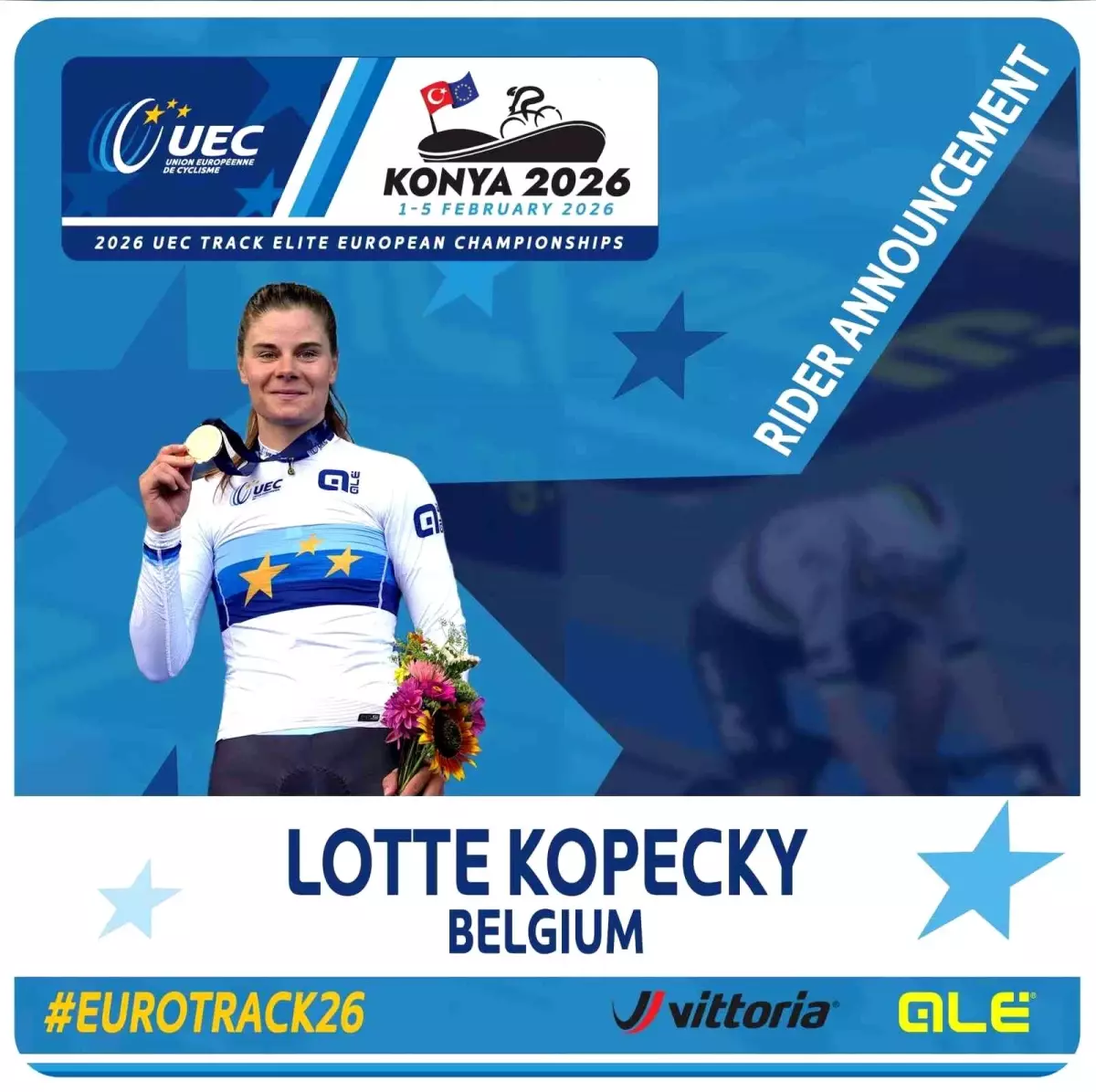 Avrupa pist bisikletinin yıldızları Konya'da buluşuyor