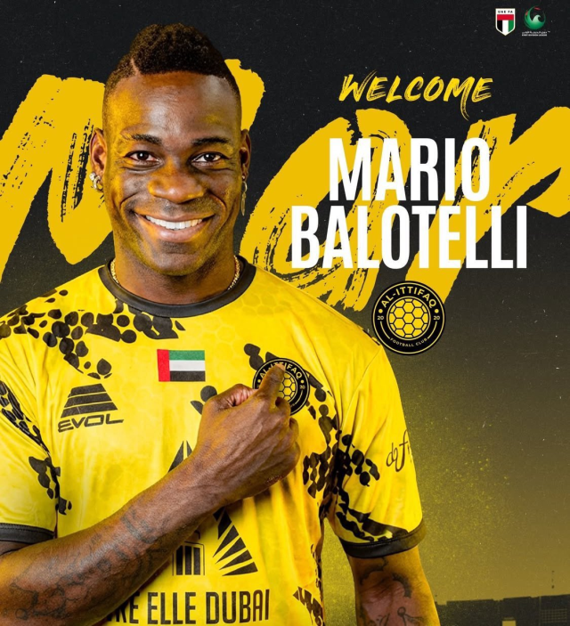 Mario Balotelli's new team, who hasn't played football for months, is a bombshell