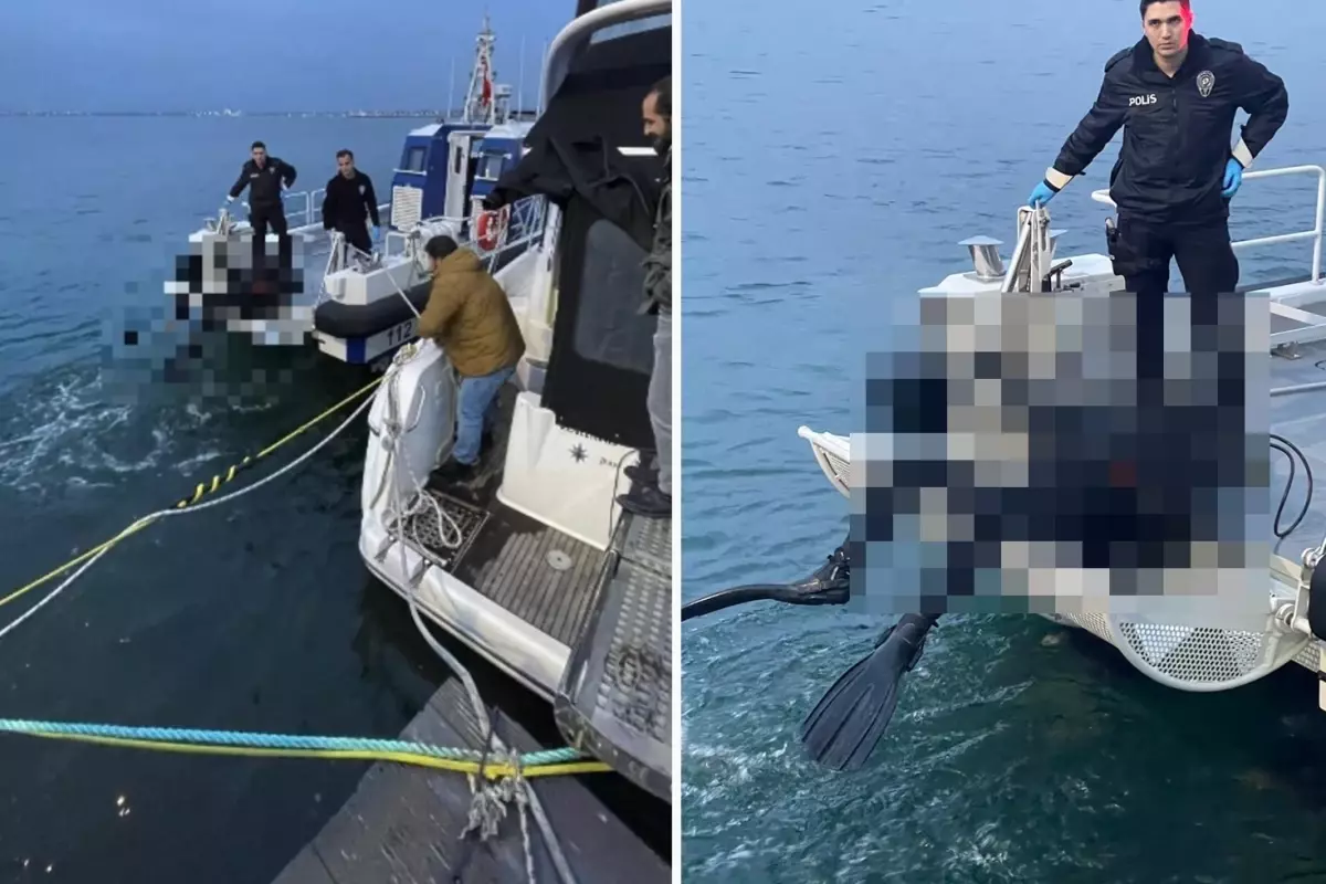 Balıkçılar, denizde dalgıç kıyafetli erkek cesedi buldu