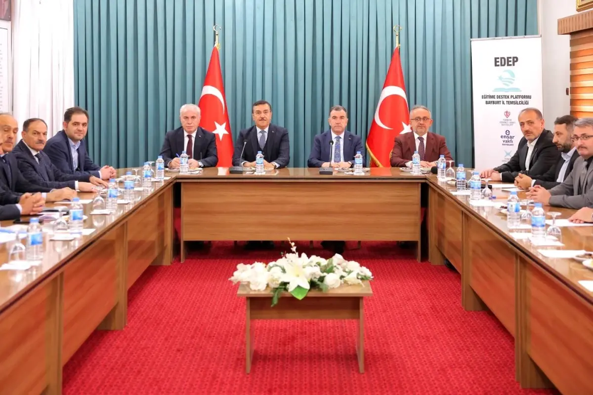 Bayburt'ta eğitim çalışmaları EDEP toplantısında değerlendirildi