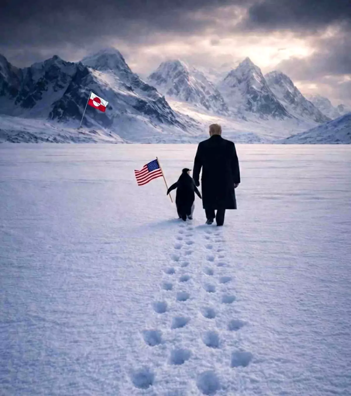 Beyaz Saray'dan Trump ile 'nihilist penguen' paylaşımı