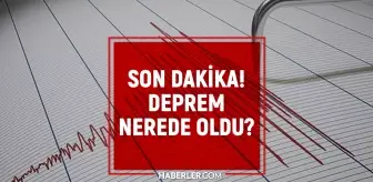Bursa'da deprem mi oldu? 24 Ocak Cumartesi Bursa'da deprem mi oldu en son ne zaman deprem oldu, depremin şiddeti belli mi?
