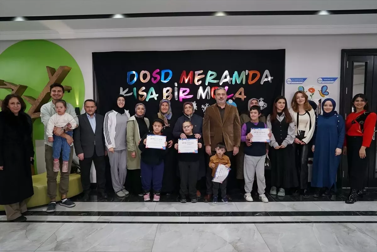 DOSD Meram'da öğrenciler başarı belgelerini aldı