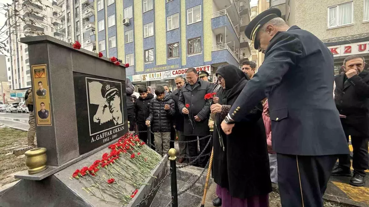 Emniyet Müdürü Ali Gaffar Okkan şehit edildiği yerde anıldı