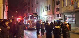 Eskişehir'de 3 katlı binada çıkan yangın söndürüldü