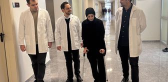 Genç kızın uyluğundaki kanserli kemik temizlenip yeniden yerine yerleştirildi