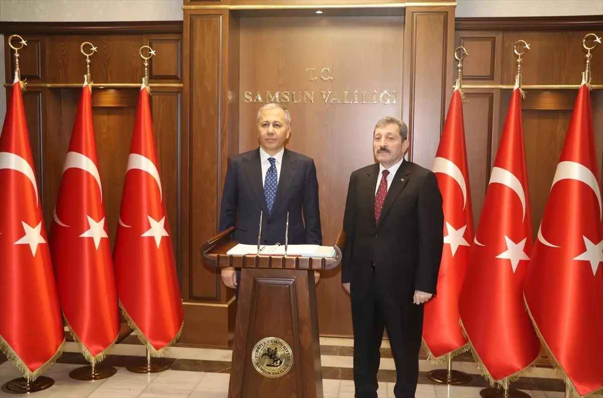 Bakan Yerlikaya Samsun'da Ziyaretlerde Bulundu