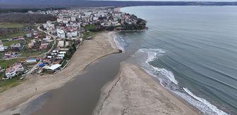 Kırklareli'nde Mert Gölü yeniden denizle birleşti