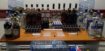 Sinop'ta sahte içki operasyonunda 1 şüpheli yakalandı