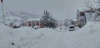 Tokat'ın ilçelerinde kar etkili oluyor
