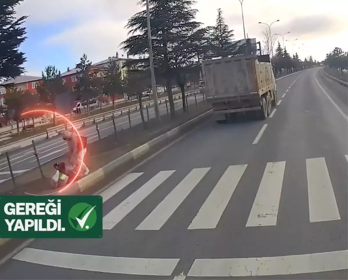 Bakan Yerlikaya duyurdu: Kütahya'da yaya önceliğini hiçe sayan kamyon sürücüsüne ceza