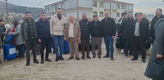 Beypazarı'ndan 42 kişi umre ibadeti için kutsal topraklara uğurlandı