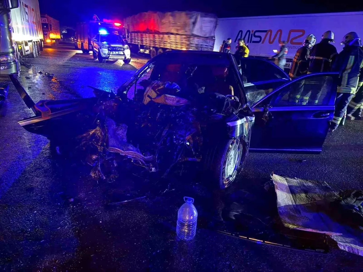 Burdur'da feci kaza: 1 ölü, 7 yaralı