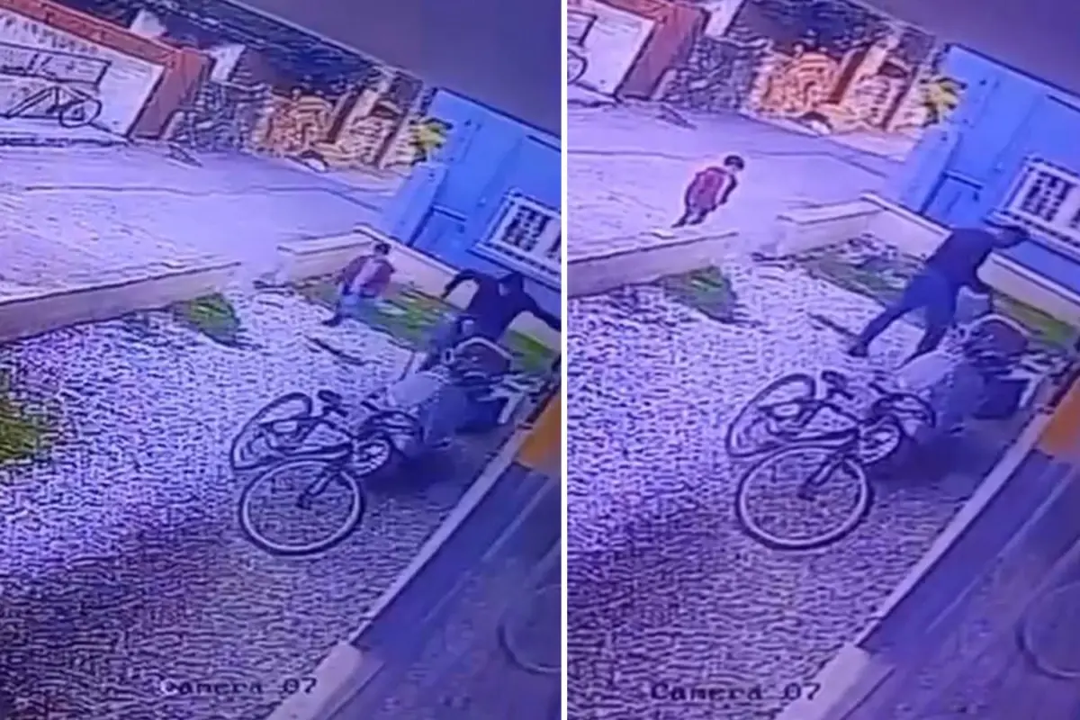 Çocukların gözü önünde köpeği katletti