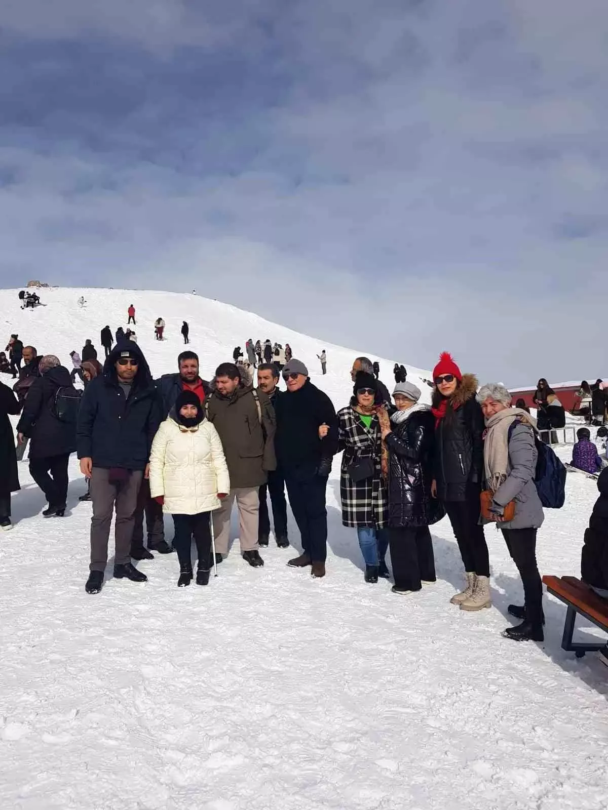 Görme engelliler Erciyes'te kaynaştı