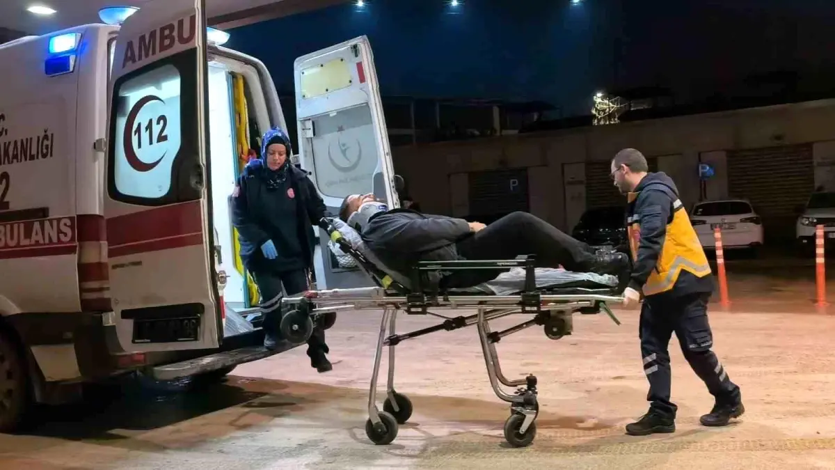 İnegöl'de araçlar çarpıştı: 2 yaralı